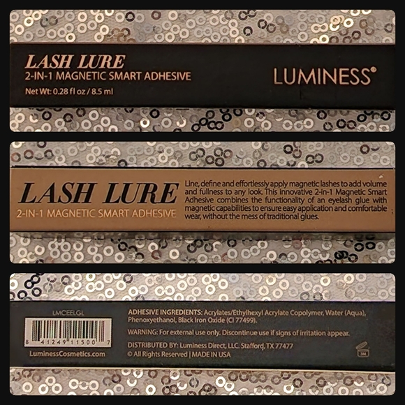 New! Luminess Lash Lure 2-in-1 Magnetic Smart Adhesive Silk Eyelash Kit! -Black - Picture 10 of 15